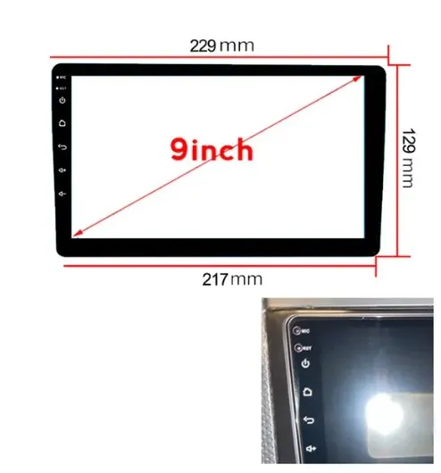 

9 Inch Radio Stereo DVD Touch Full LCD Screen Display for TEYES CC2 CC3 Car Interior Accessories Replacement Instrument Panels