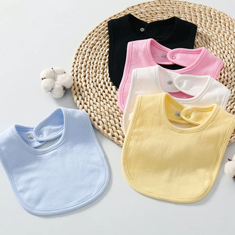 Baby Bibs Cute Toddler Babies Saliva Towel Cotton Adjustable Toddles Napkin Infant Scarf Burp Cloths Newborn Animals Feeding Bib
