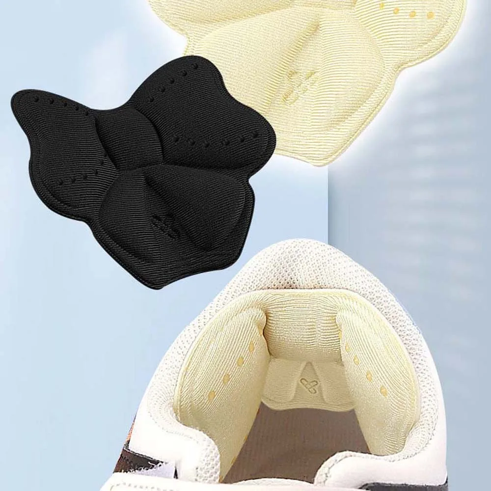 

Стельки с бантом, накладки на пятки для спортивной обуви, регулируемый размер, рельефная Подушка, вставка, детская Защитная Наклейка