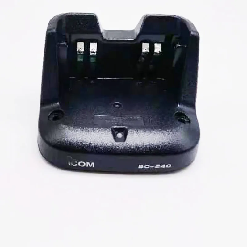 BC-240 Dock Charger Base & AC Power Supply Plug Adapter BC240 for icom iC V86 U86 Walkie Talkie fit for BP-298 BP298 Battery