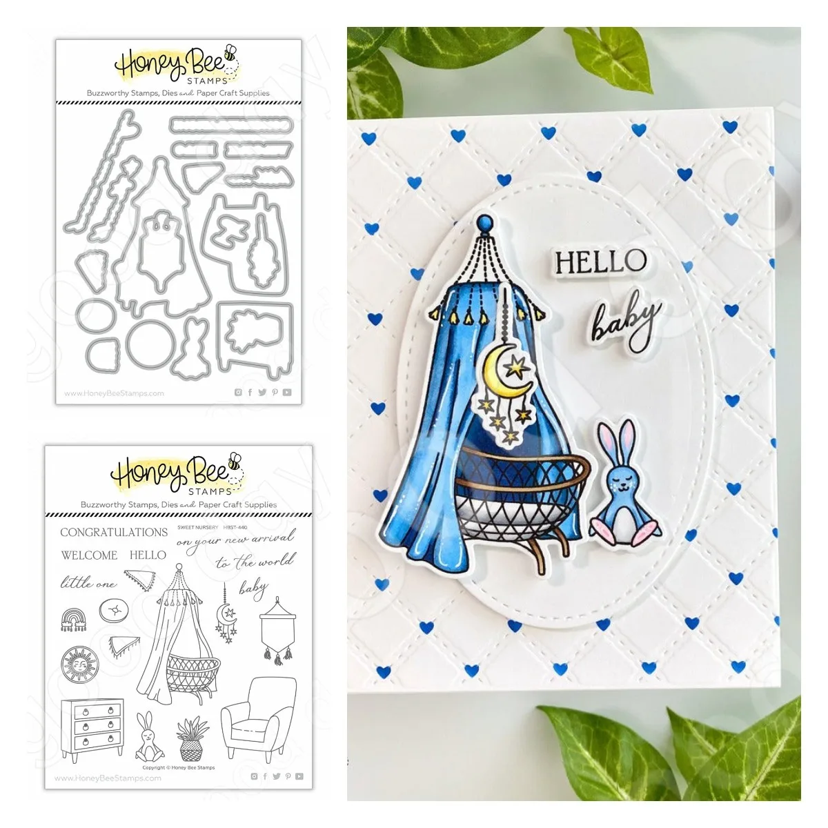 

2022 Arrival Sweet Nursery Clear Stamps and Metal Cutting Dies Sets for Diy Craft Making Greeting Card Scrapbooking Decoration