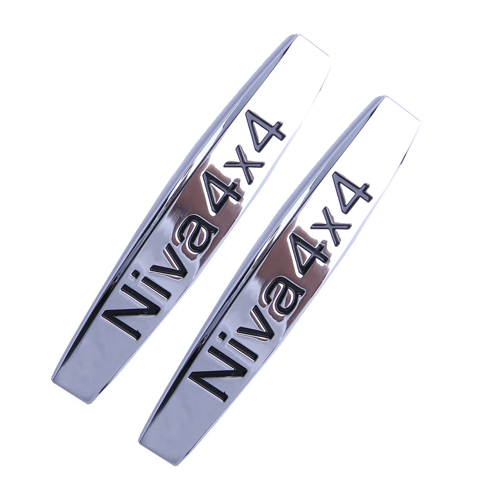 For NIVA 4X4 Logo Car Fender Sticker Emblem Badge Car Styling For Lada Kalina Priora Niva Granta Largus Samara Vesta Xray 2110