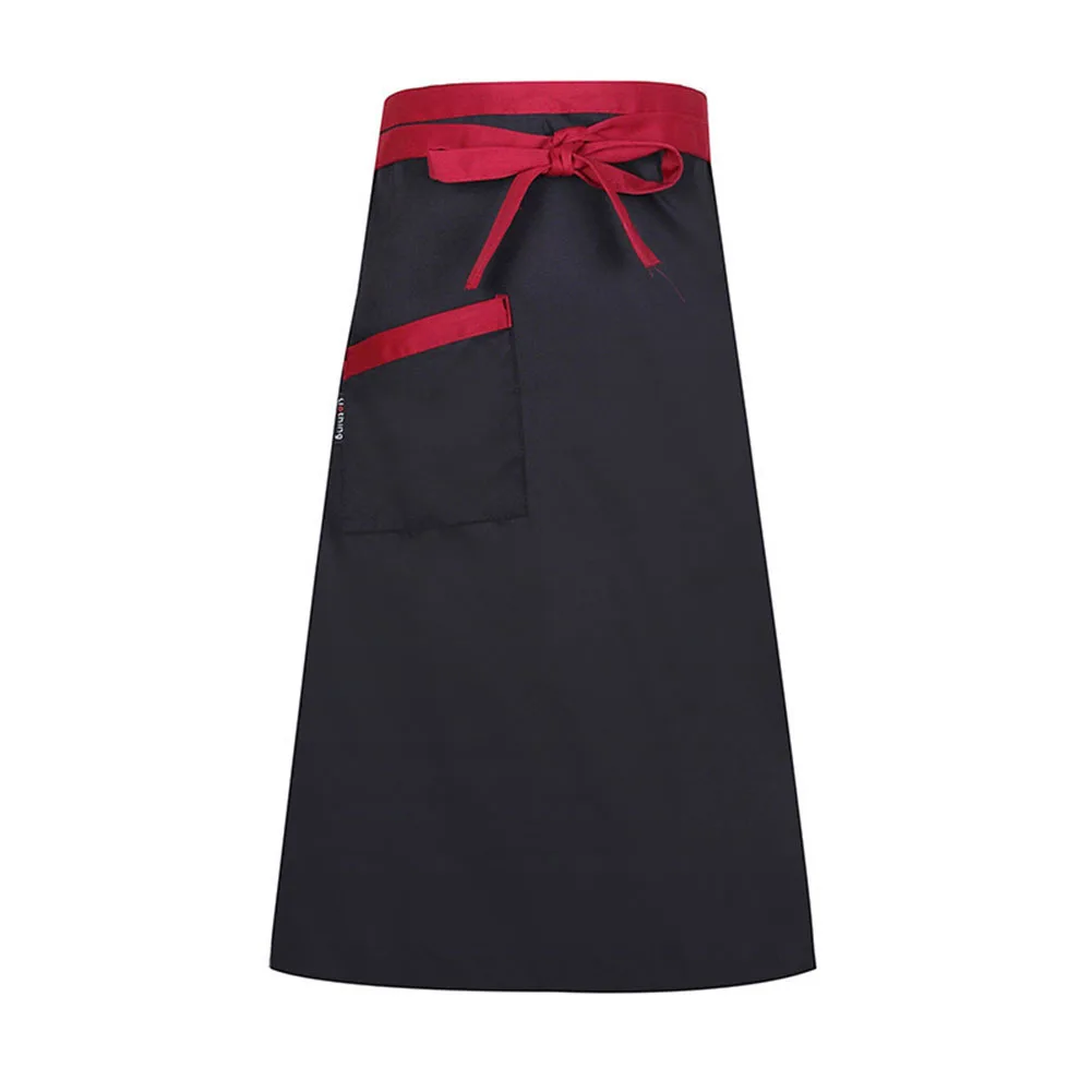 

Kitchen Cooking Aprons Work Half-Length Long Waist Apron Catering Chefs Waiters Dining Hotel Waiter Uniform Essential Supplies