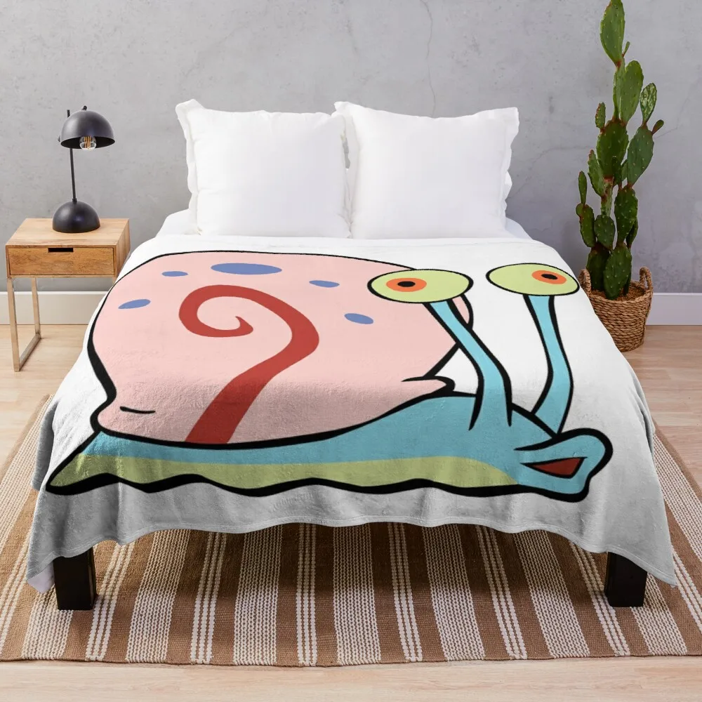 

Gary the Snail Throw Blanket Sofa blankets
