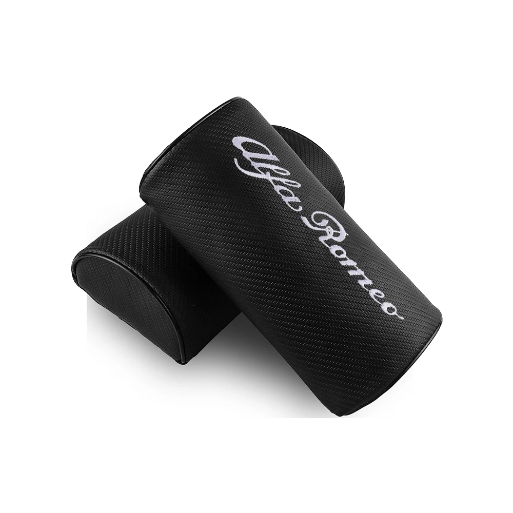 

1/2PCS Car Headrest Carbon Fiber Neck Rest Pillow Seat Head Neck Support Cushion Accessories For Alfa Romeo Giulia Stelvio 159