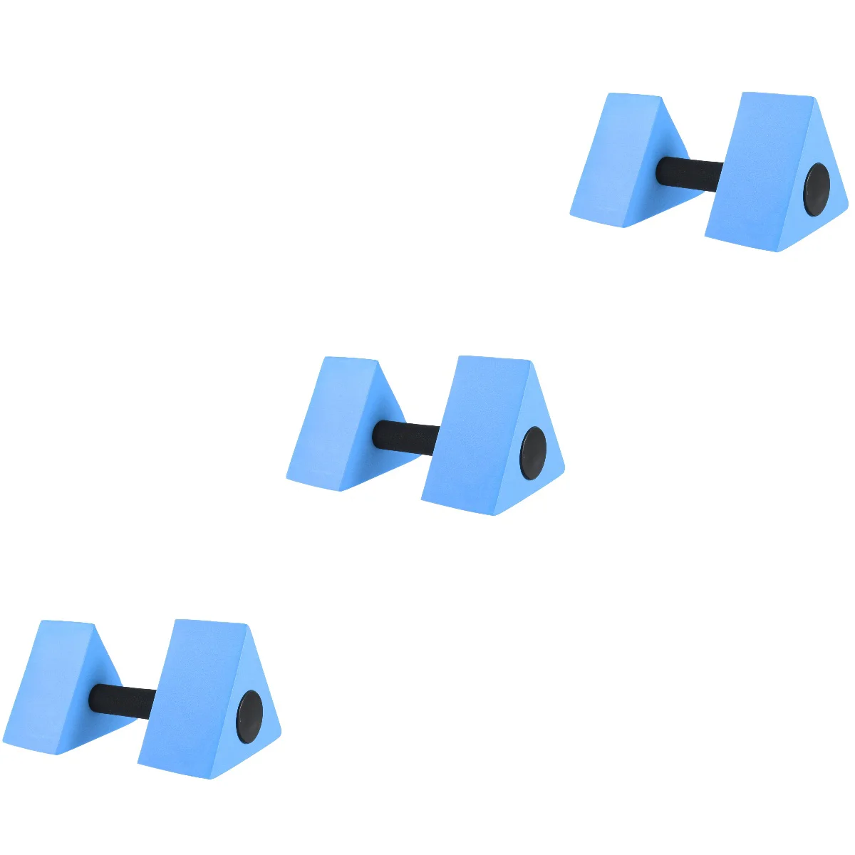 

3pcs Water Weight Triangle Water Aerobics Equipment Weights Dumbbell Pool Weight