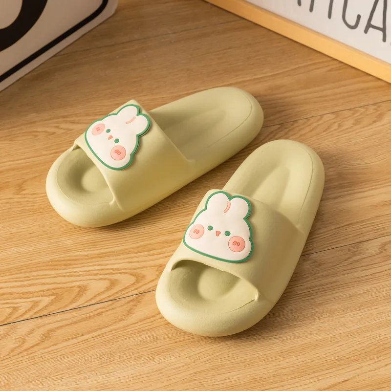 Cartoon Cute Rabbit Slippers Women's Indoor Bathroom Anti-skid and Wear-resistant Shoes Women Slipper Women Slippers House