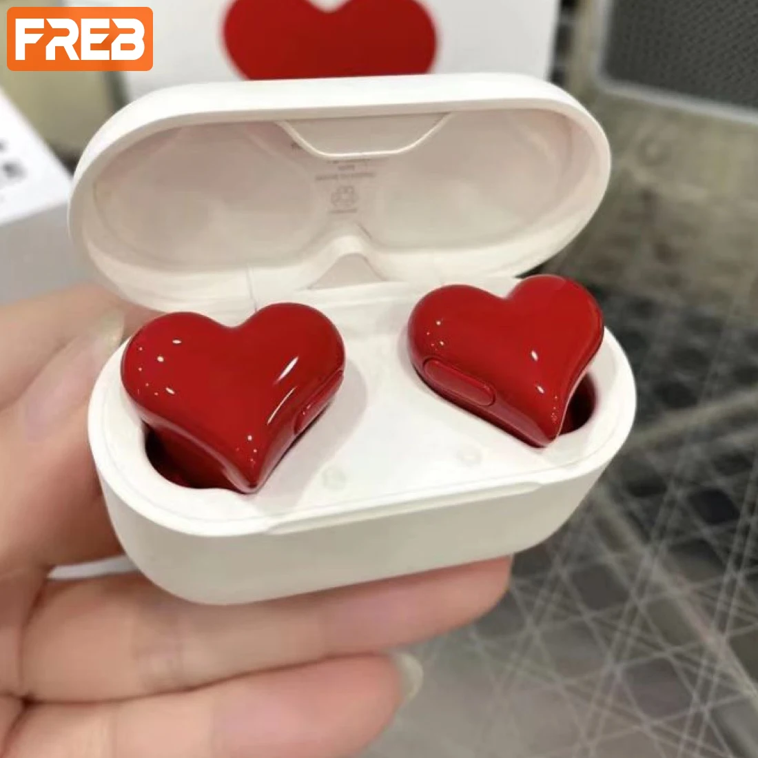 

Girl's Headphones Wireless Bluetooth Love Cute Women Headset Waterproof Sport Headphone Noise Cancelling Mic For Mobile Phone