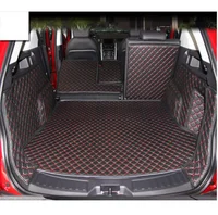 ( Car Travel ) High quality! Special trunk mats for Land Rover Discovery Sport 5seats 2016-2014 durable waterproof boot carpets