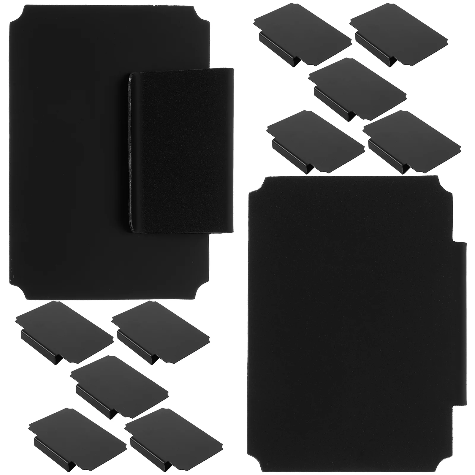 12 шт. держатель для этикеток доска сообщений перезаписываемые зажимы