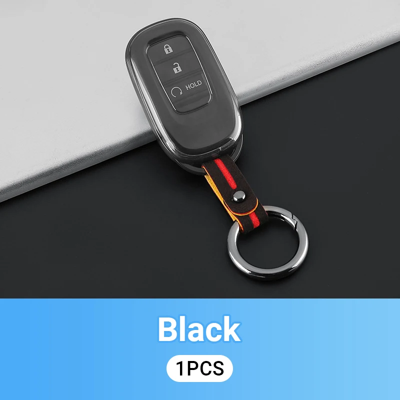 

Для Honda CR-V CRV CR V 6-го поколения 2023 2024 Tpu автомобильный ультратонкий полноразмерный Прозрачный чехол для ключей защитный аксессуар