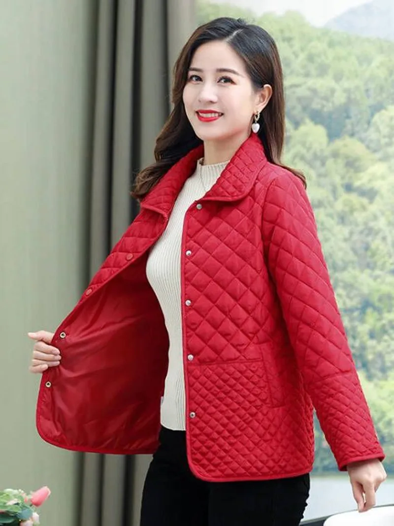 

Fdfklak Light Wadded Overcoat Woman Short Coat Autumn Winter Jacket Women New Warm Parkas Clothes abrigos de invierno mujer