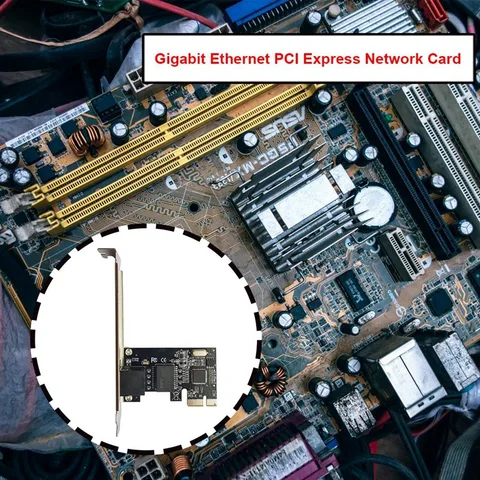 Сетевая карта PCI-E 1000 Мбит/с Gigabit Ethernet PCI Express 10/100/1000 М RJ45 Сетевой адаптер Конвертер для настольных ПК