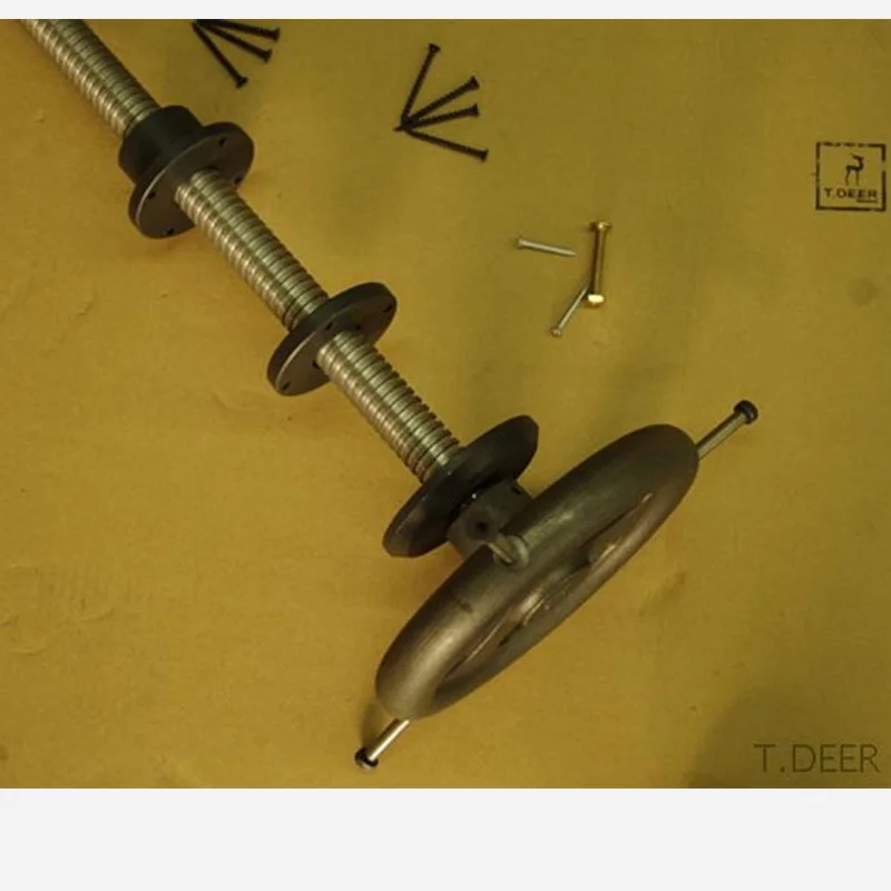 T.DEER LV-4530BW сборка колес и резьбы для сверхмощных ножных тисков верстака Roubo