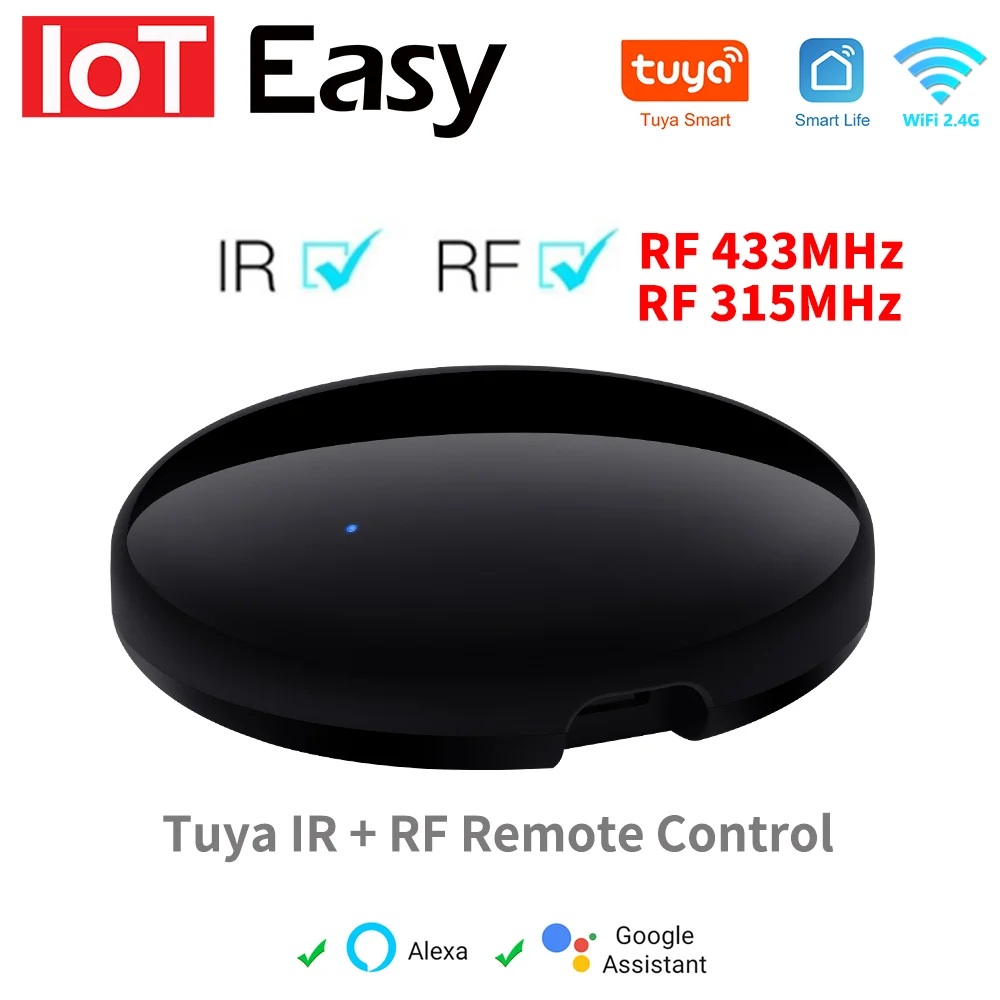 

Умный Радиочастотный пульт дистанционного управления Tuya, умный дом с Wi-Fi для кондиционеров и телевизоров LG, поддержка Alexa и Google Home
