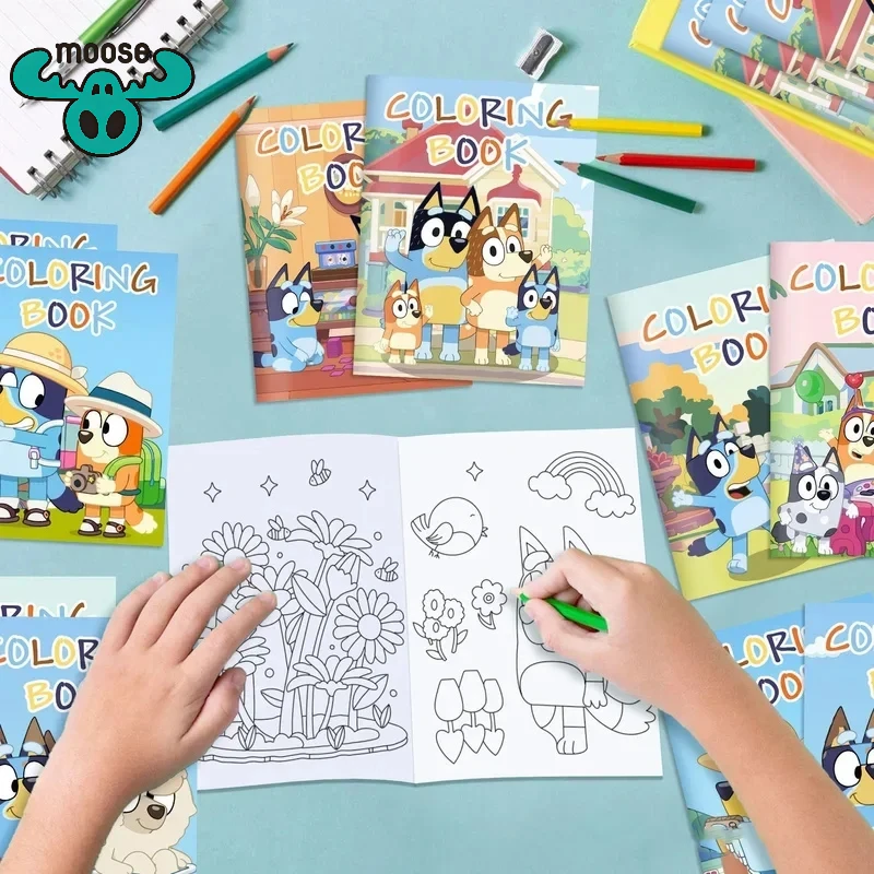 Интерактивная детская книга Сделай сам с синими мотивами и рисунками