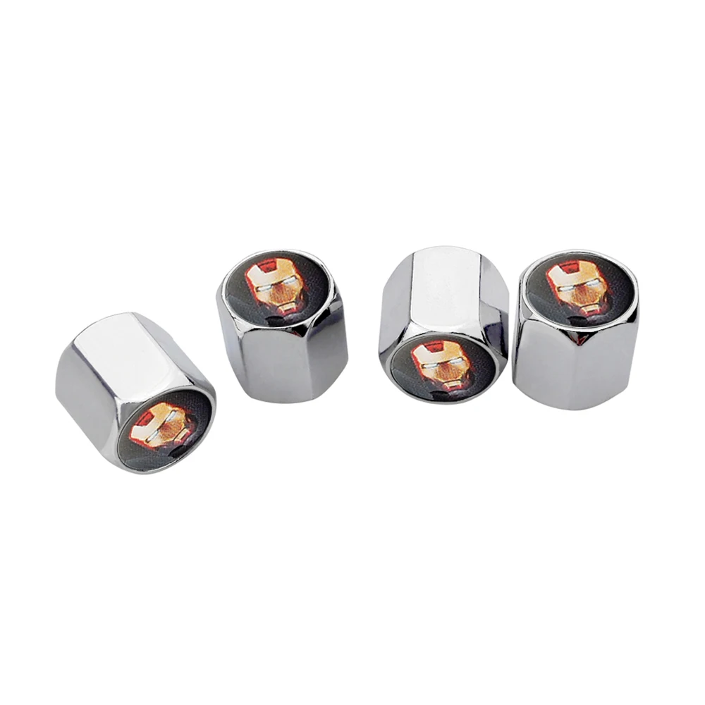 4 шт. Miniso аниме мультфильм Marvel Iron Man универсальные автомобильные колеса колпачки