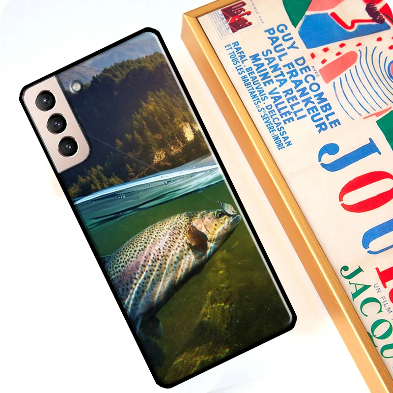 Rainbow Trout Fishing Skin Case For Samsung Galaxy S20 FE S21 Ultra S8 S9 S10 Note 10 Plus Note 20 S22 Ultra Cover images - 6