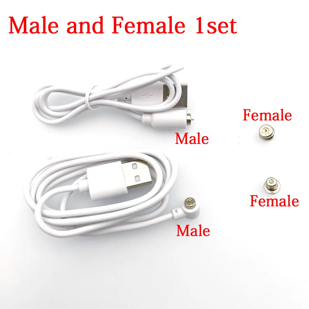 USB-кабель для зарядки 2 А Миниатюрный магнитный разъем Pogo Pin мужской женский 1 шт.