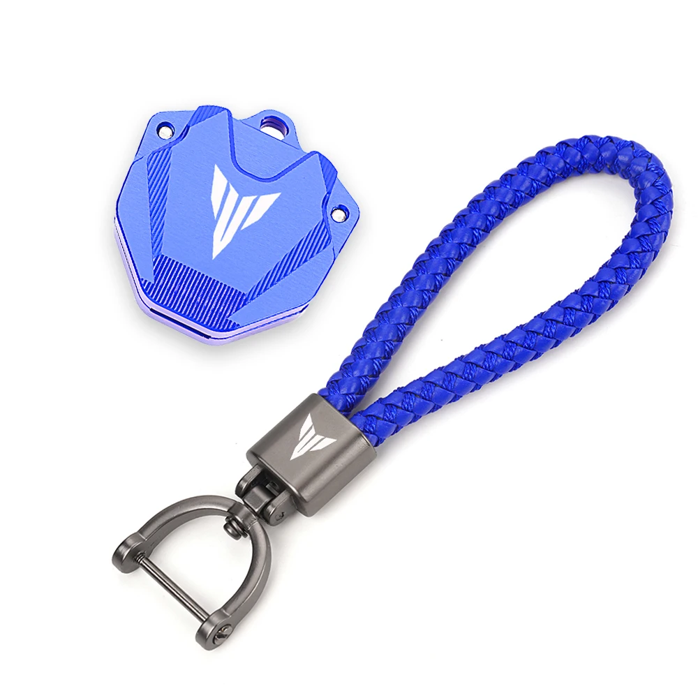 

Для YAMAHA MT07 MT09 MT03 MT10 MT25 MT 03 07 09 10 25 2013-2024 2025 алюминиевый чехол для ключей с ЧПУ для мотоцикла, чехол для ключа, брелок