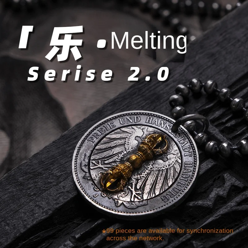 serise 2.0 Razor Vajra Necklace PendantEDCWandering Coins Tibetan Ornaments HandmadeDIYOld Blacksmith