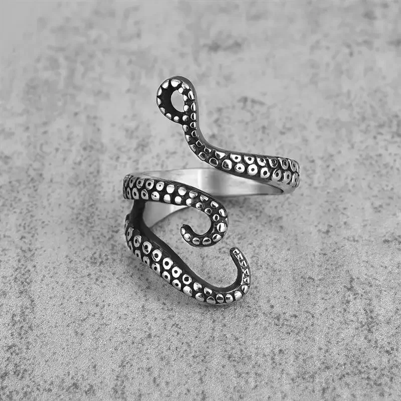 Креативное регулируемое кольцо для мужчин в готическом стиле