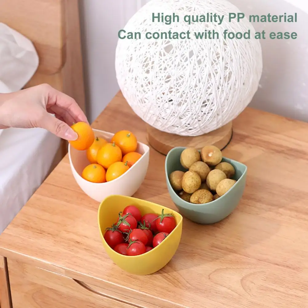 

3Pcs Large Capacity Practical Solid Construction Storage Fruit Salad Dinner Plate Decoration Salad Trays for Kitchen
