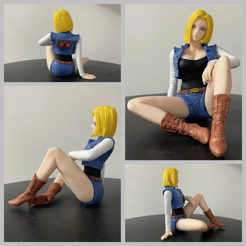 Android 18 лазурь Драконий жемчуг Gk Женская экшн-фигурка настольная Коллекционная