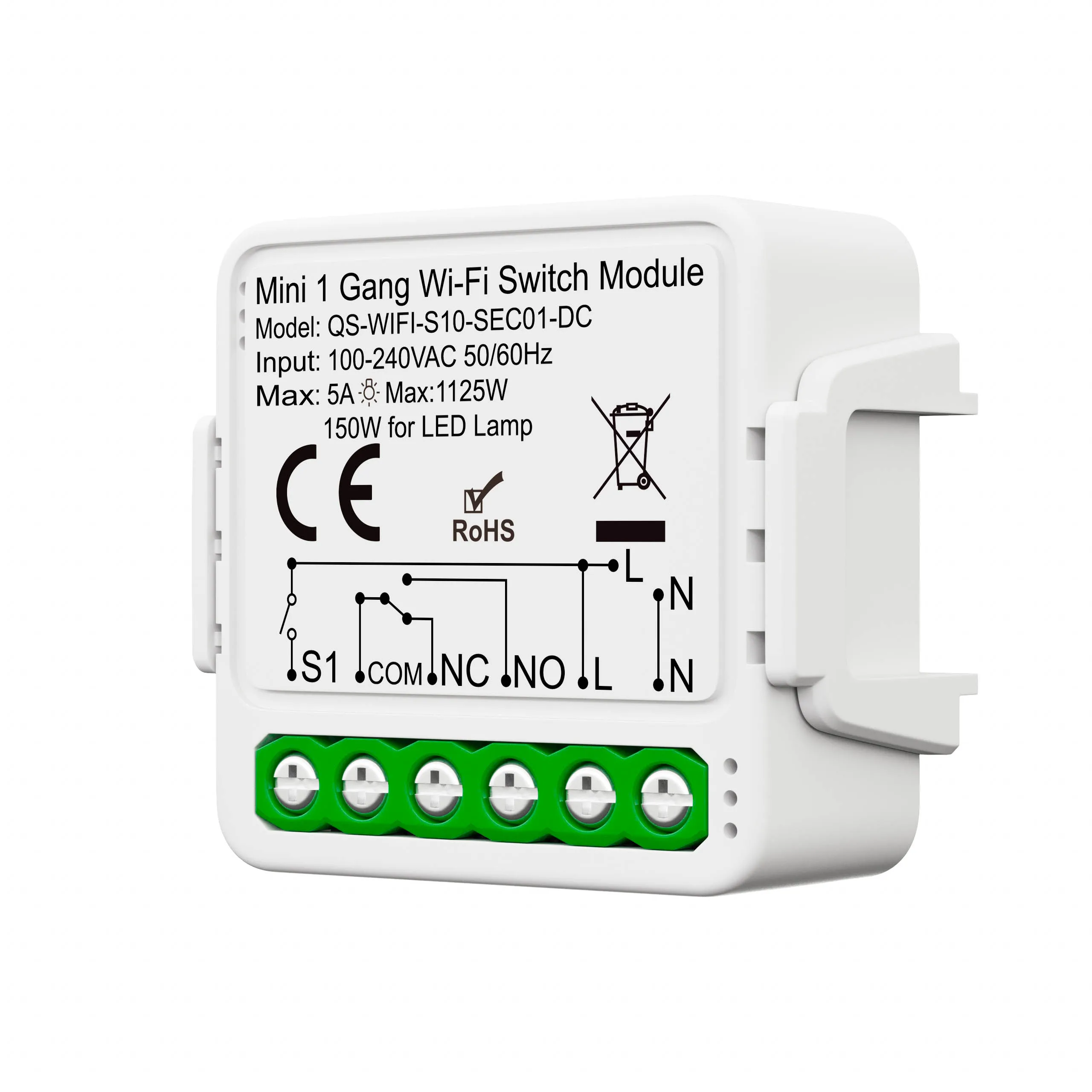 

Модуль умного переключателя Tuya ZigBee Wi-Fi с сухой контактом постоянного тока 12/24 В переменного тока 100-240 В