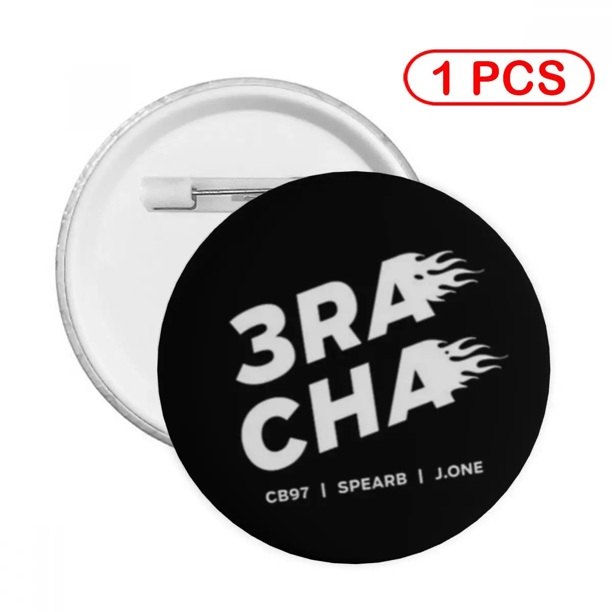 

3Racha Stray Badge, Round Badge Animals Badge Personality Decoration Plastic Customizable