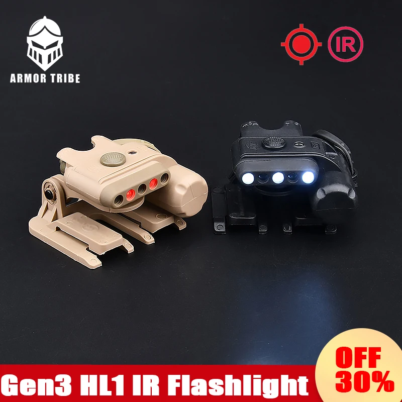 Быстрый набор шлемов с белыми фотовспышками красными лампами инфракрасными