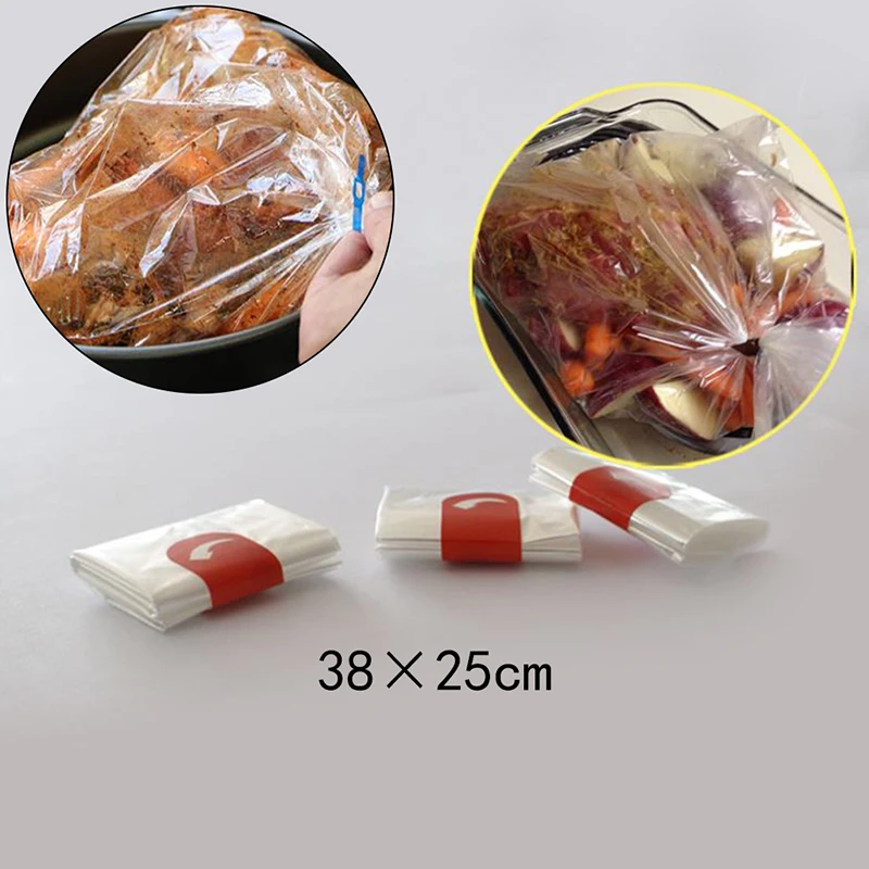 

10PCS Heat Resistance Nylon-Blend Slow Cooker Liner Roasting Turkey Bag
