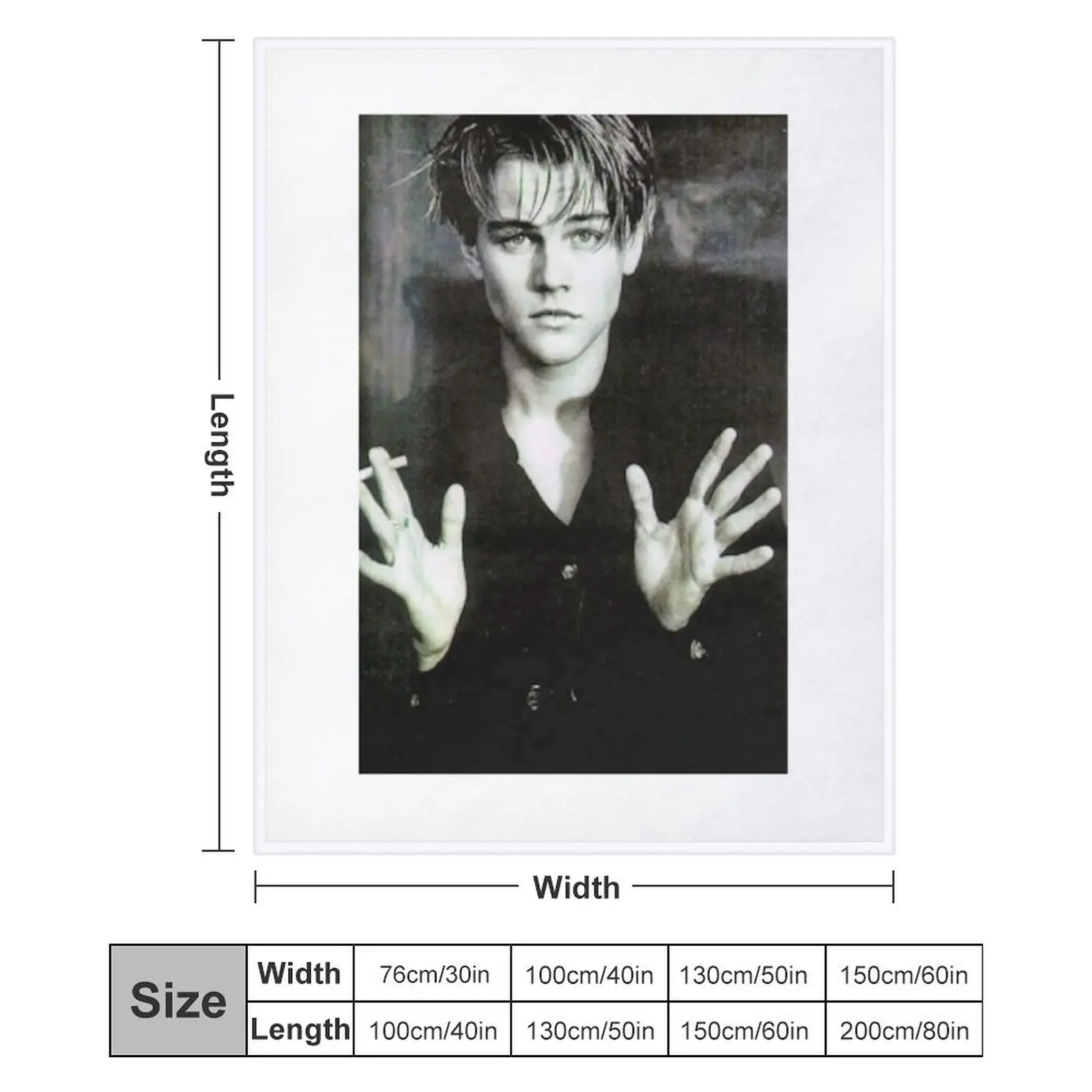 Одеяло Young Leo DiCaprio мягкие волосатые украшения одеяла для волос