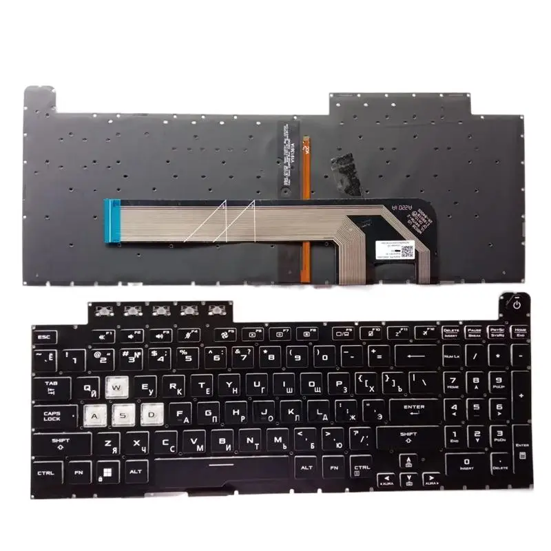 WYORESY США/RU подсветка клавиатуры для ASUS TUF Gaming FX506 FX506L FA506 FX706 FX706H FA706
