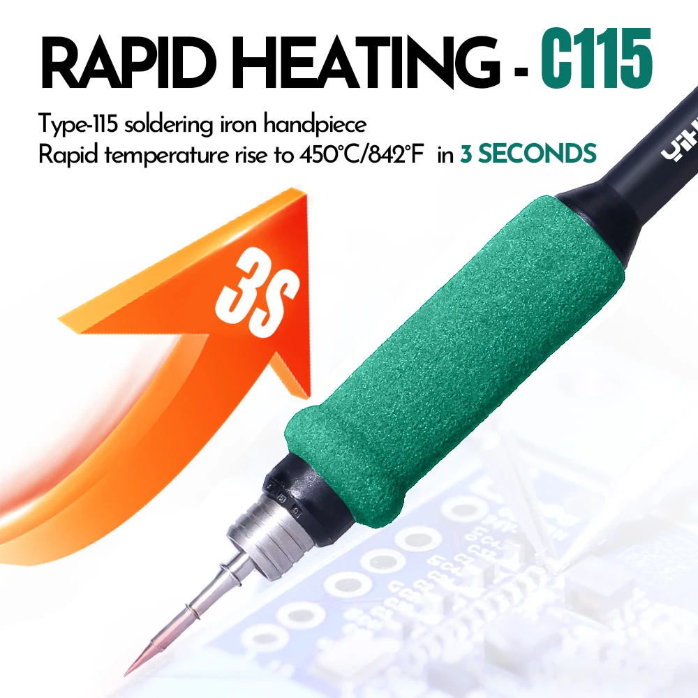 Паяльник YIHUA 982-III точная паяльная станция C115 C210 Сварочная наладочная