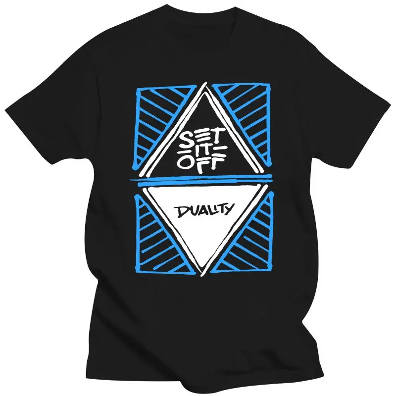 

2022 New Funny Men T Shirt Women Novelty Tshirt Set It Off Duality T-Shirt