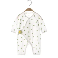 baby onesie summer thin section newborn clothes cotton rompers long sleeved air conditioning clothes baby pajamas summer