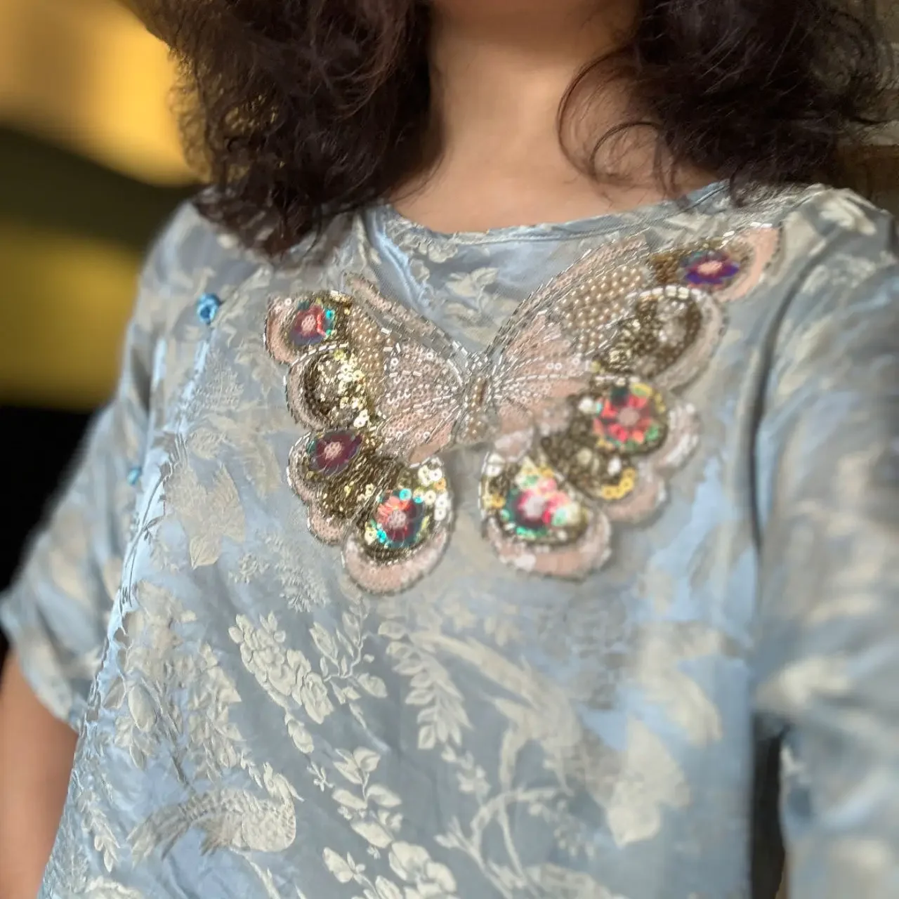 1 шт. роскошные кружевные аппликации с вышивкой бисером и блестками для свадебных