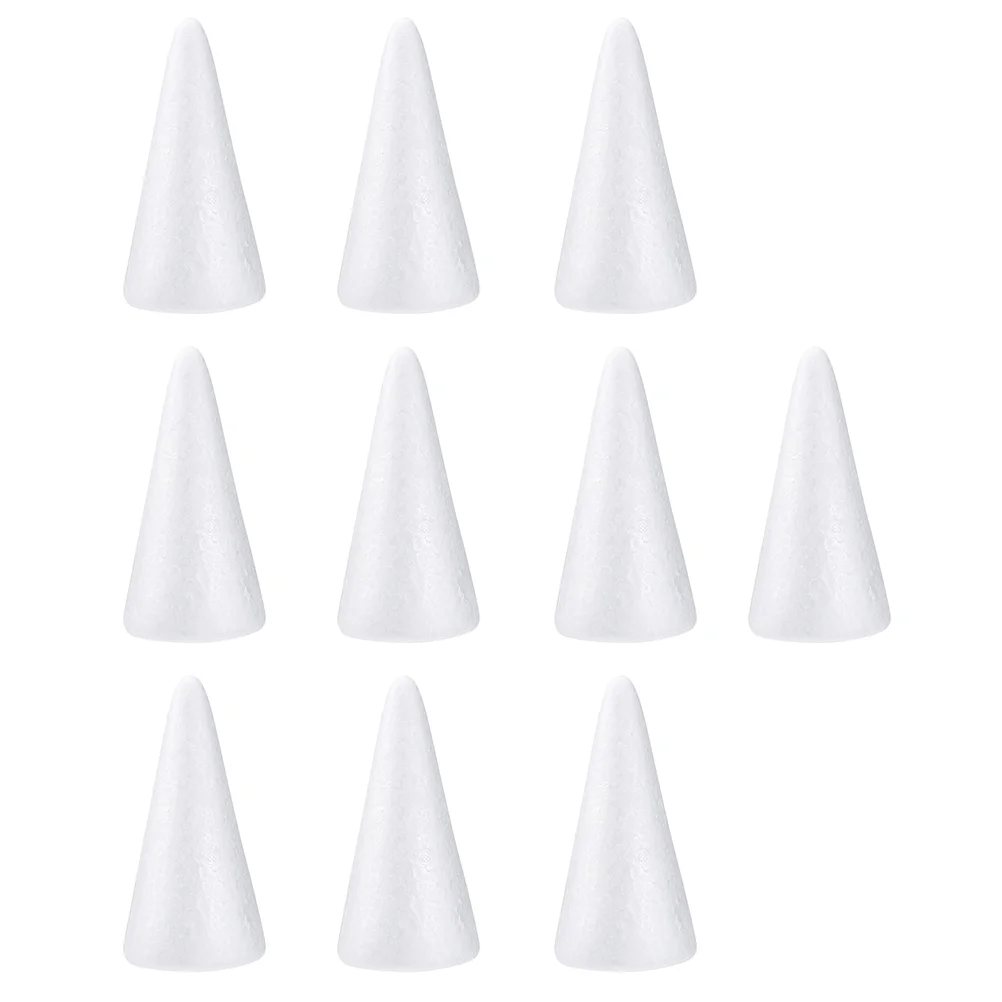 

Cones Tree Cone Styrofoam Christmas Craft Polystyrene Diy Shapes Craftsaccessory Supplies Children Cake Dummy Shape