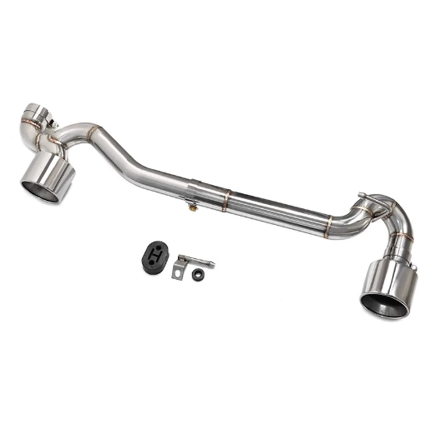 

Двойной наконечник выхлопной трубы из нержавеющей стали для BMW E90 E92 320i 318i 325i 2016-2013 Глушитель выхлопной трубы для модернизации автомобильных аксессуаров