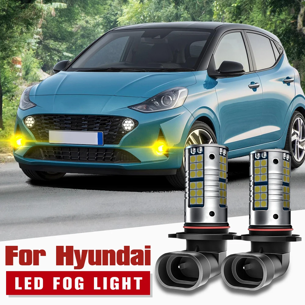 

2pcs LED Fog Light Lamp Blub HB4 9006 Canbus Error Free For Hyundai Accent i10 i30 Sonata Solaris 2017-2021