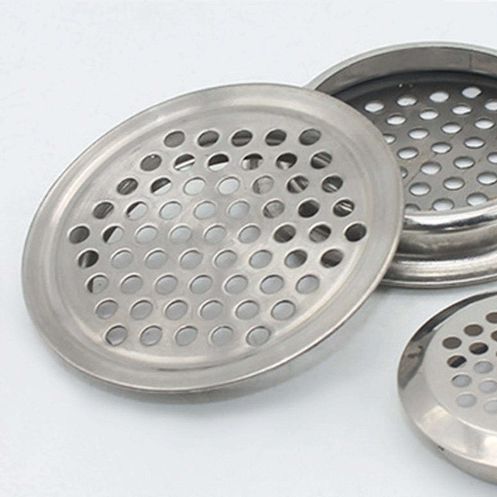 10 штук плоской поверхности вентиляционные решетки с отверстиями из нержавеющей стали 19/25/35/53 мм сетка пробка декоративная крышка прочная.