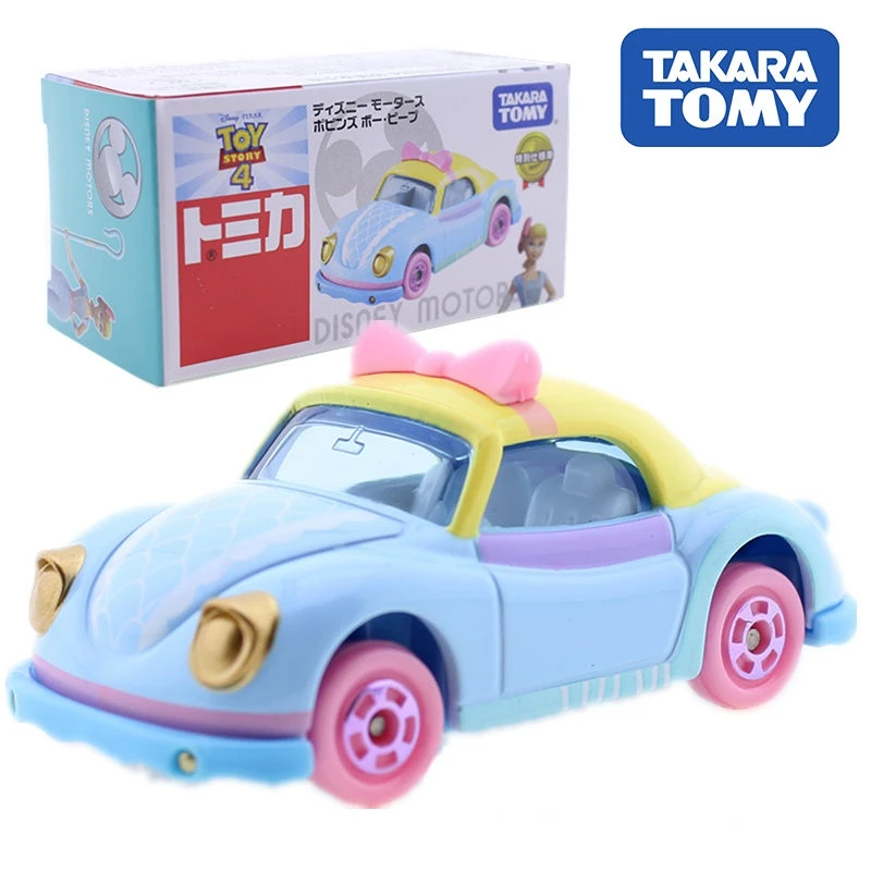 

Takara Tomy Tomica Disney Motors Car Toy Story 4 Poppins Bo Peep Beetle Model Anime Figure Baby Doll Diecast American Girl's