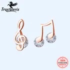 Женские серьги-гвоздики из серебра 925 пробы с фианитами