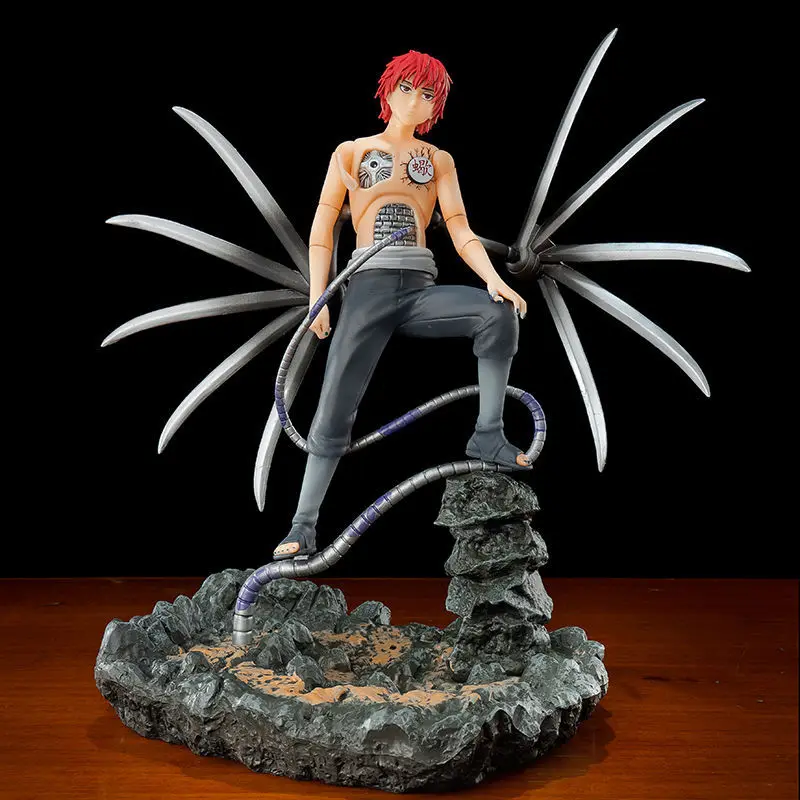 

Фигурка Bandai Naruto из аниме «Mecha Golem Sasori», демонстрационная ПВХ Модель, коллекционная Статуэтка Акацуки, игрушки 24 см