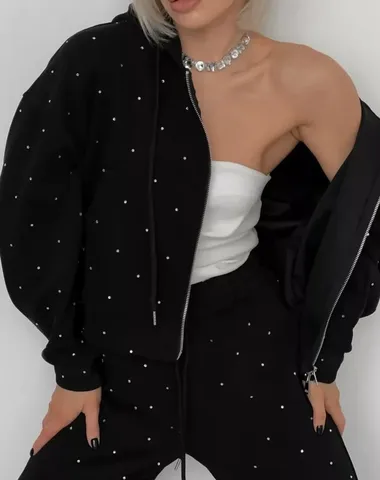 Женский спортивный костюм зефансули черный