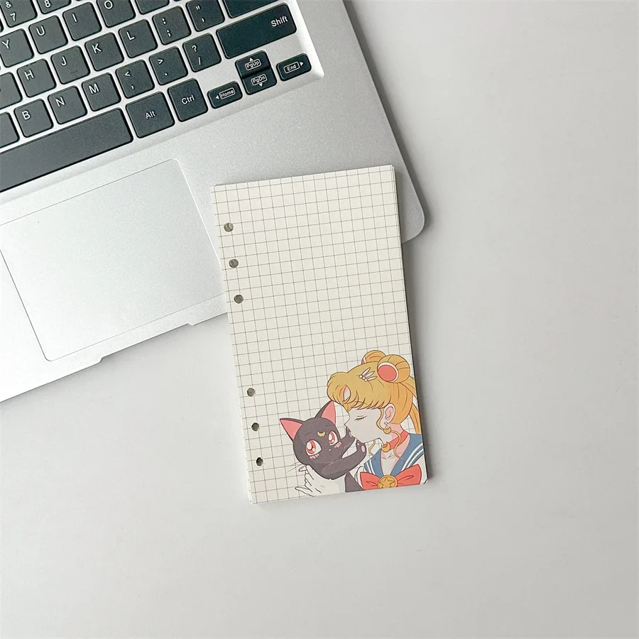 A6, 45 листов, блокнот с вкладышами, сменный блокнот, спиральная переплет, внутренняя страница, бюджетная страница, еженедельно, ежемесячная внутренняя бумага, канцелярские принадлежности