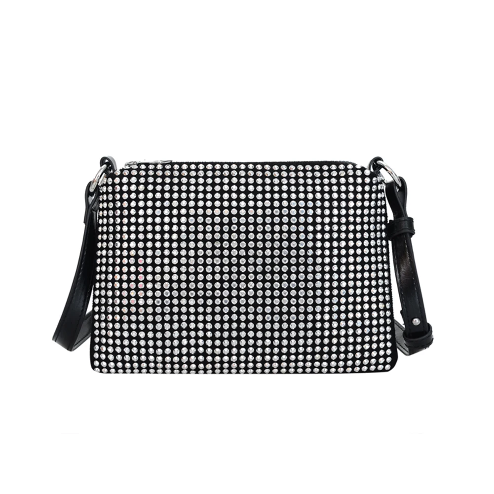 

Rhinestone Handbag for Women Shoulder Bag Purse Ladies Female Crossbody Bag for Women Outdoor Shopping Business