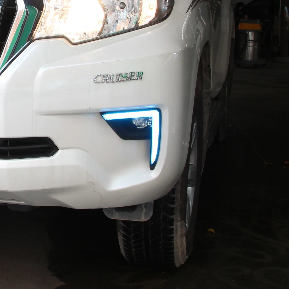 Автомобильные фары в сборе для Toyota Prado 2017-2019 обновленный передний бампер