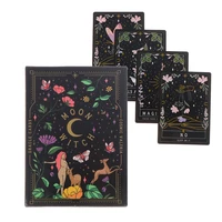 42pcsbox moon witch oracle tarot cards prophecy divination deck family party board game toy paper tarot cards 7 310 1cm